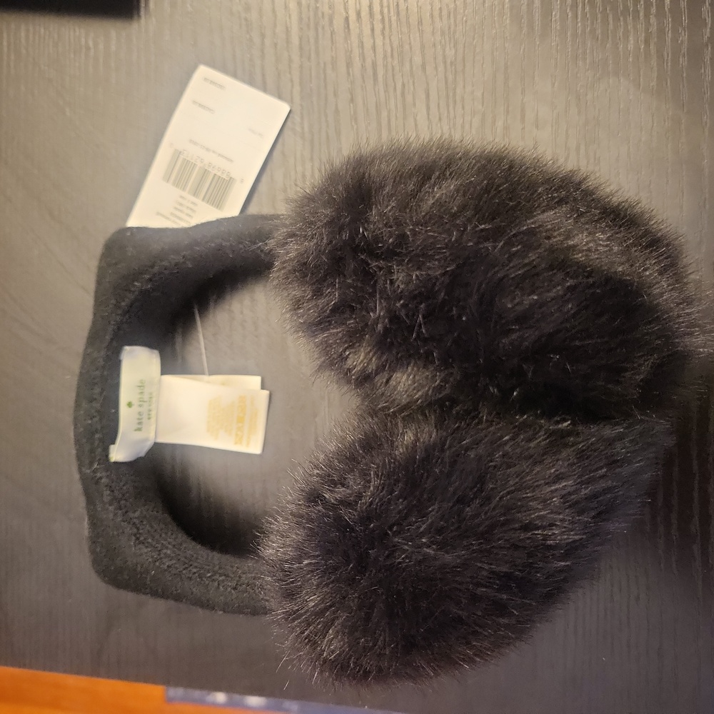 Kate Spade cat furry earmuffs
